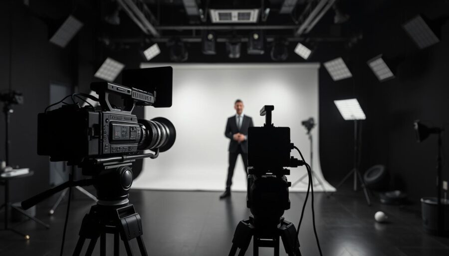 profesjonalne studio wideo dla prezesa