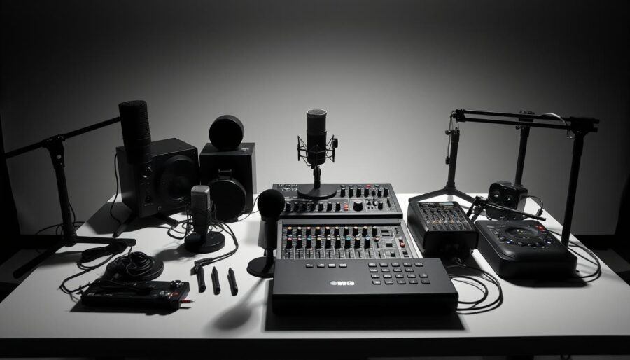 profesjonalny sprzęt do nagrywania