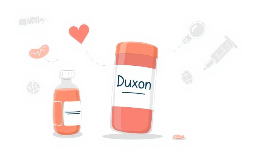 Generuj obraz animacji Whiteboard dla leku Duexon