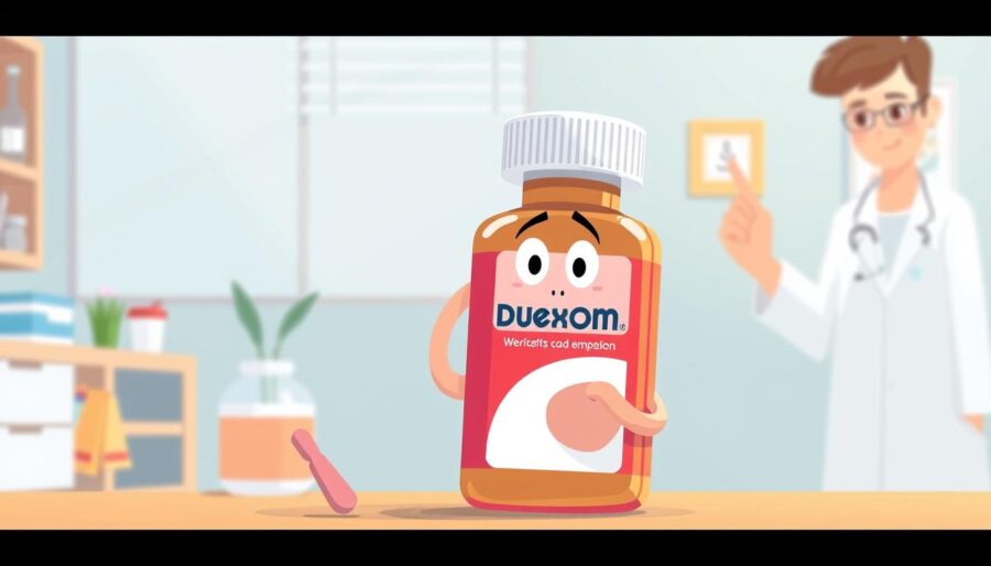 Generuj obraz animacji produktowej dla leku Duexon