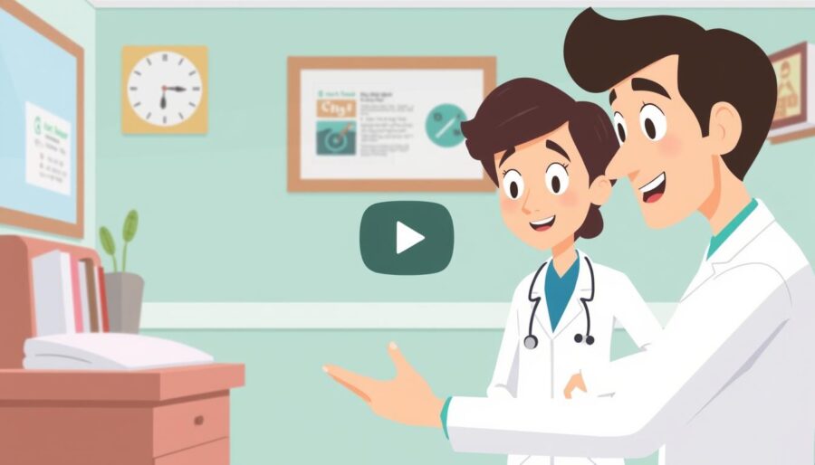 Generuj obraz animacji wideo prezentującej zalety leku Duexon