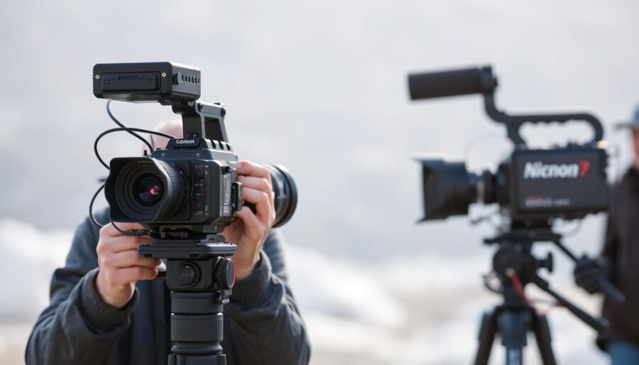 profesjonalne kamery reportażowe handycam