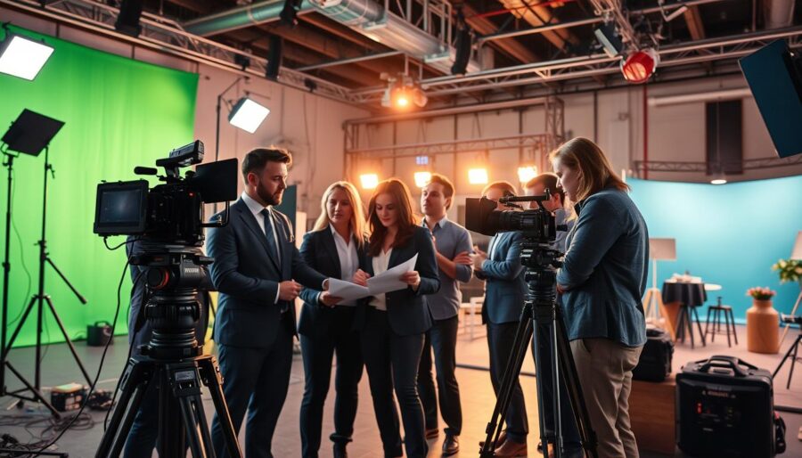 proces tworzenia filmu promocyjnego